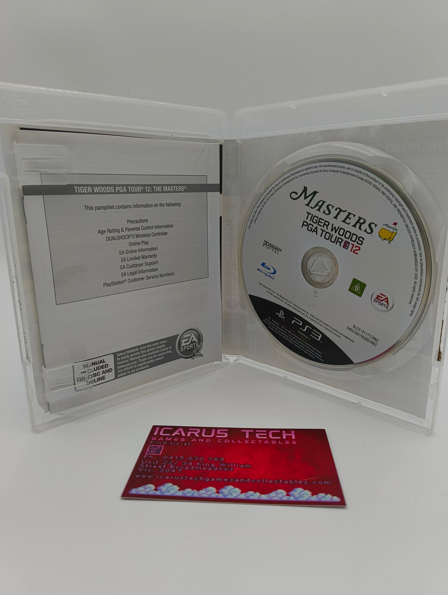 Tiger Woods PGA Tour 12: The Masters | PS3 | PAL | CIB