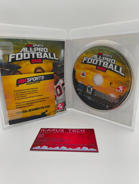 All Pro Football 2K8 | PS3 | NTSC | CIB