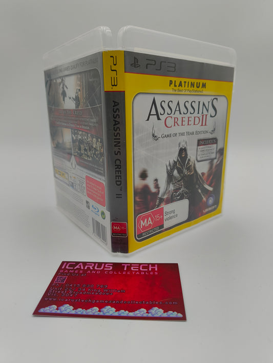 Assassin's Creed II [Platinum Game of the Year Edition] | PS3 | PAL | No Manual