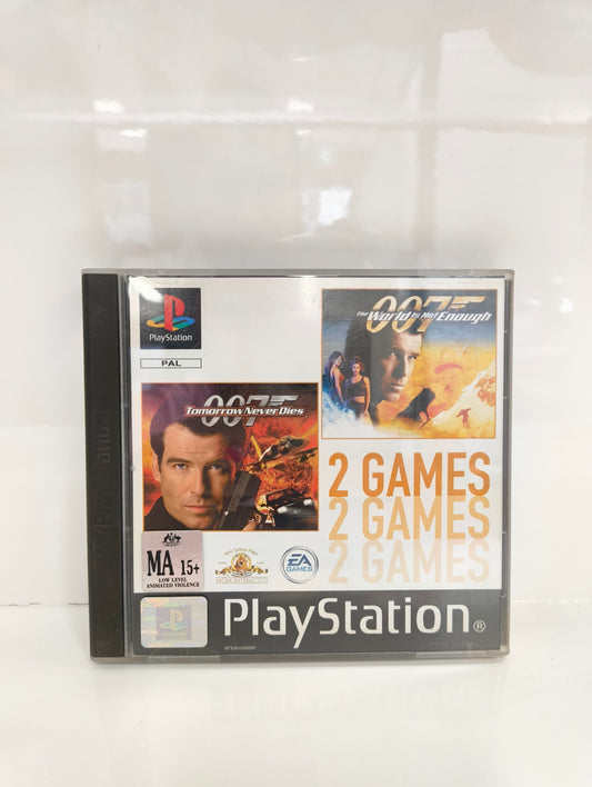 007: Tomorrow Never Dies & 007: The World Is Not Enough | PS1 | PAL | CIB