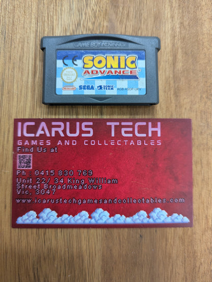 Sonic Advance | GBA | PAL | Cart Only