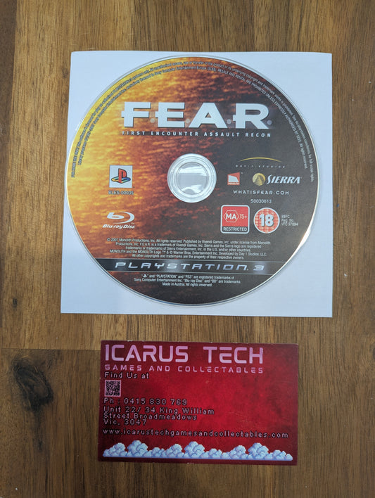 F.E.A.R. | PS3 | PAL | Disc Only