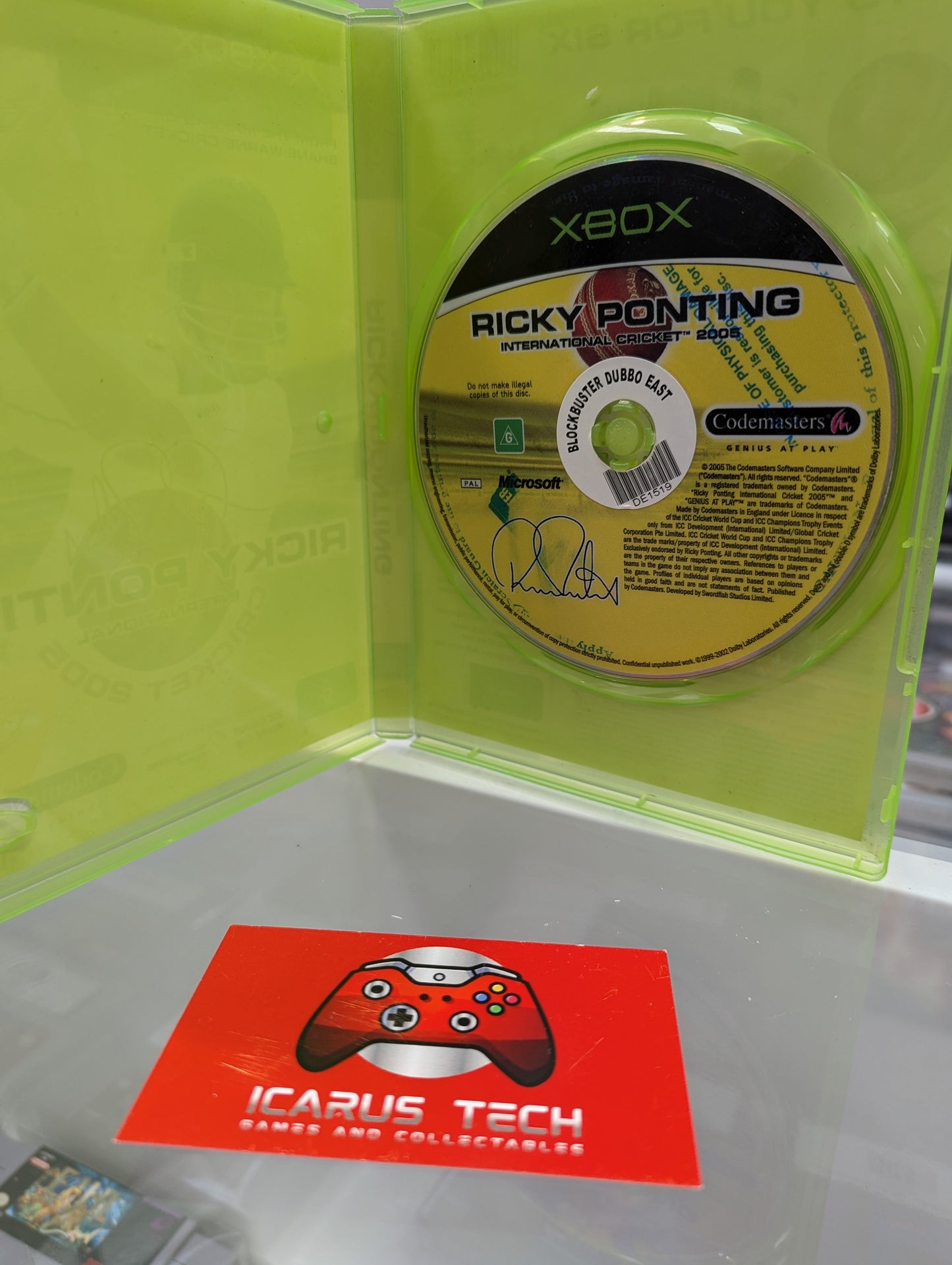 Ricky Ponting International Cricket 2005 | XBOX | PAL | No Manual