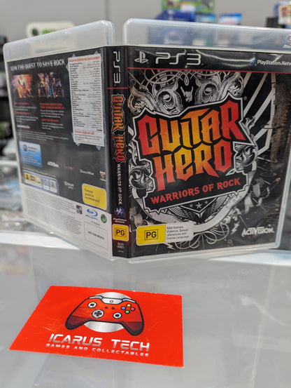 Guitar Hero: Warriors of Rock | PS3 | PAL | CIB