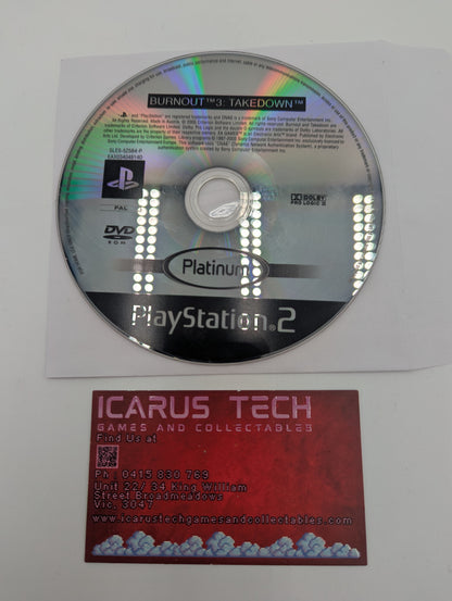 Burnout 3 Takedown [Platinum] | PS2 | PAL | Disc Only