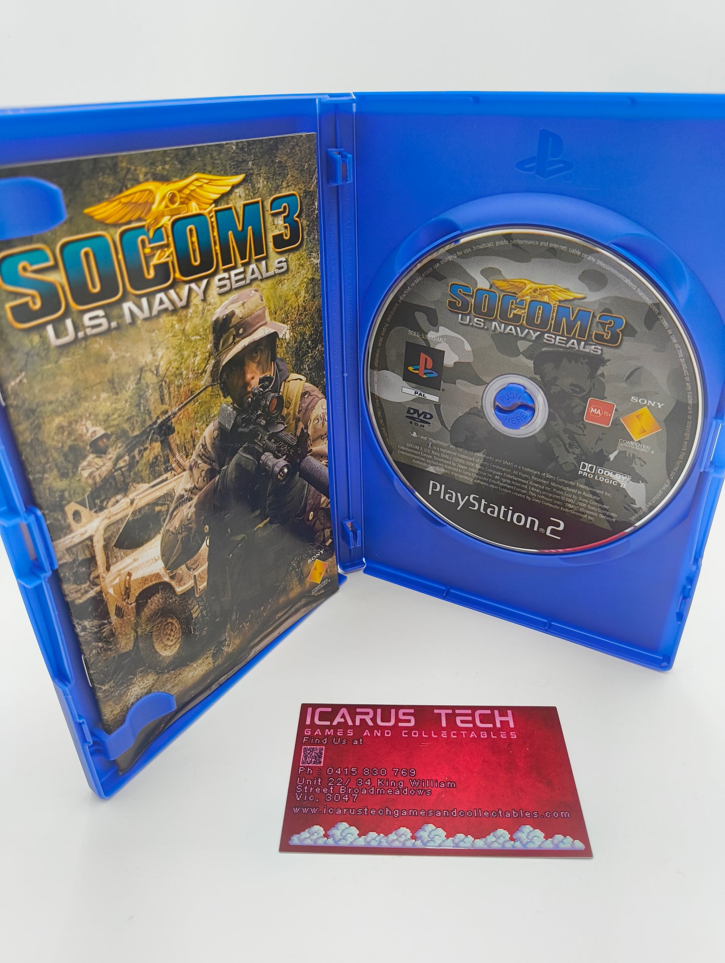 SOCOM 3 US Navy Seals [Platinum] | PS2 | PAL | CIB