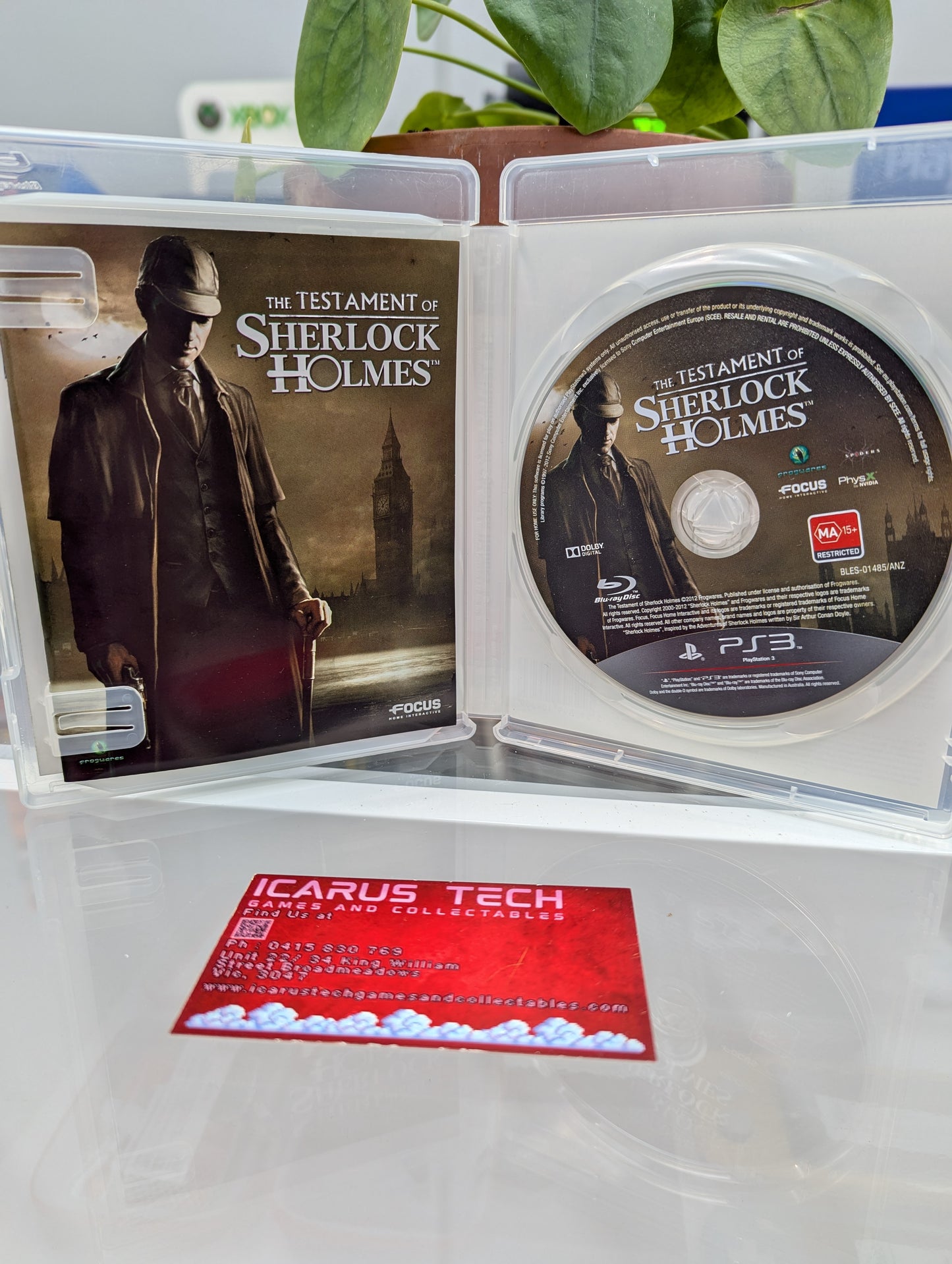 Testament of Sherlock Holmes | PS3 | PAL | CIB
