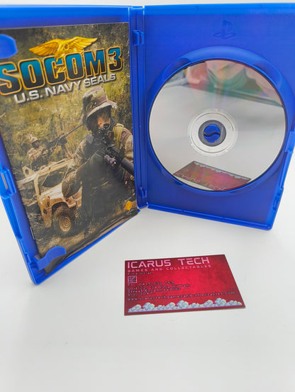 SOCOM 3 US Navy Seals [Platinum] | PS2 | PAL | CIB