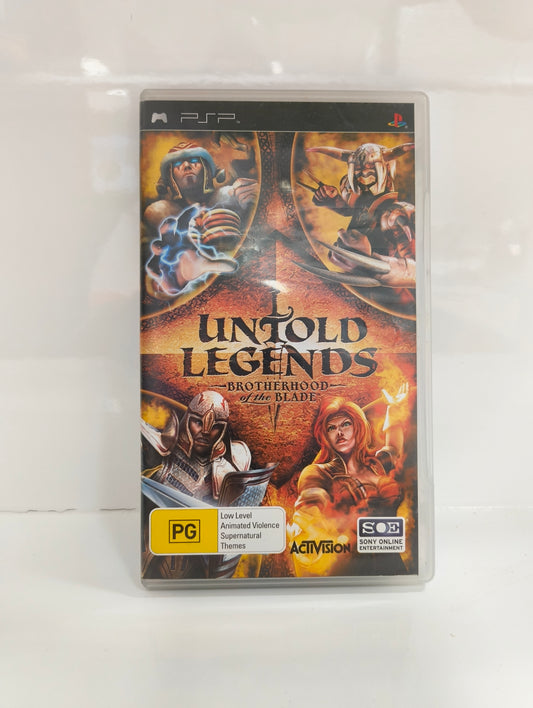 Untold Legends: Brotherhood of the Blade | PSP | PAL | CIB