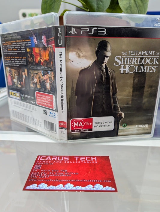Testament of Sherlock Holmes | PS3 | PAL | CIB